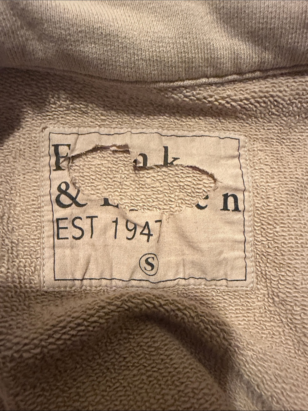 Frank & Eileen BELFAST Sweatshirt Peacoat Sz S new - Picture 3 of 6